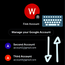 Switch between Multiple Google Accounts icon