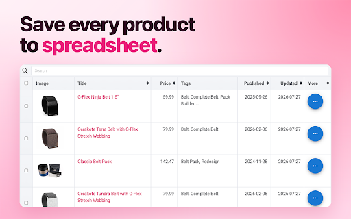Shopify SHARK - Product scraper & store spy screenshot