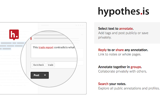 Hypothesis - Web & PDF Annotation screenshot