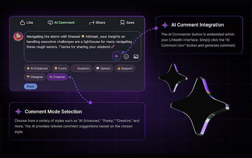 AI Commenter screenshot