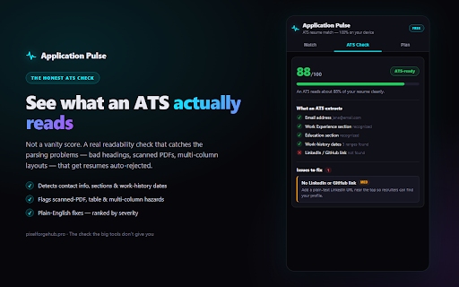 Application Pulse — Resume Matcher screenshot