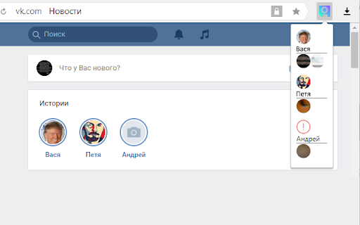 Сохранение историй ВК. Анонимно. screenshot