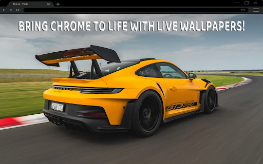 Porsche 911 GT3 RS Power live Wallpaper screenshot