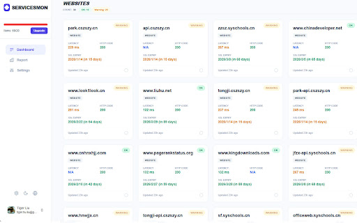 ServicesMon | Online Asset Monitoring screenshot