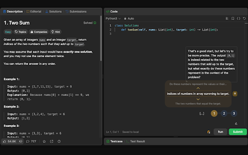 Marble - LeetCode Tutor screenshot