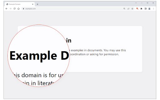 Magnifying Glass (Hover Zoom) screenshot