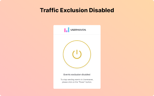 Usermaven Analytics - Traffic Exclusion screenshot