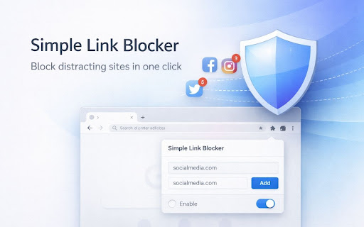 Simple Link Blocker screenshot