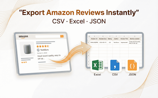 Reviews Exporter for Amazon - CSV Download screenshot