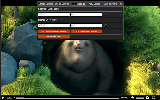 Native MPEG-Dash + HLS Playback screenshot