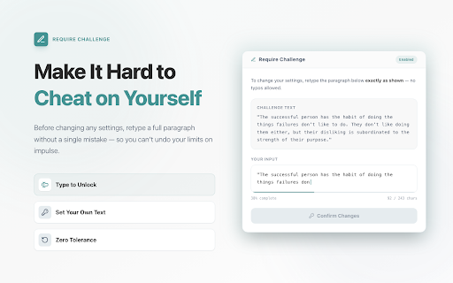 StayFocusd – Website Blocker & Focus Timer & Shorts Blocker screenshot