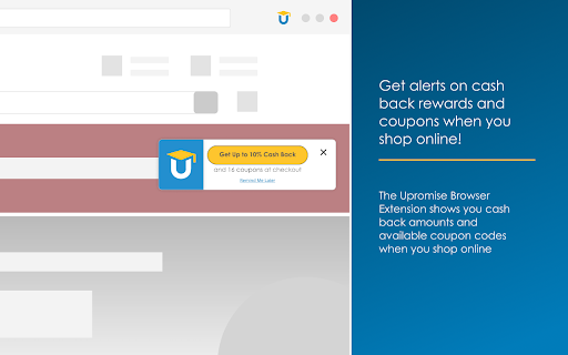 Upromise Extension screenshot