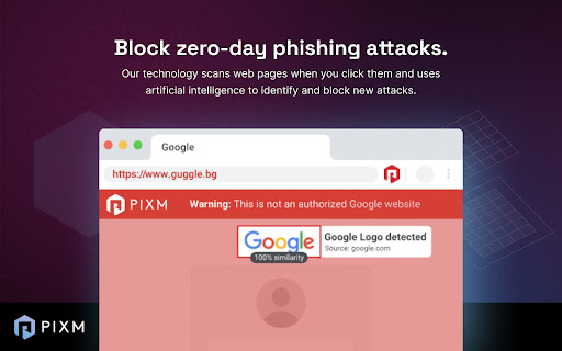 PIXM Phishing Protection screenshot