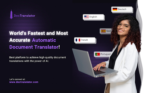 DocTranslator - Google Translate PDF, Large PDF Translator screenshot