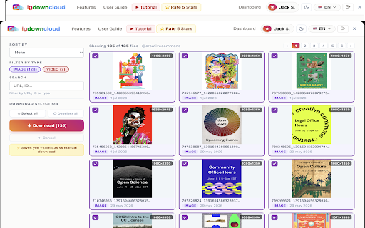 IgDownCloud – Instagram Bulk Downloader screenshot