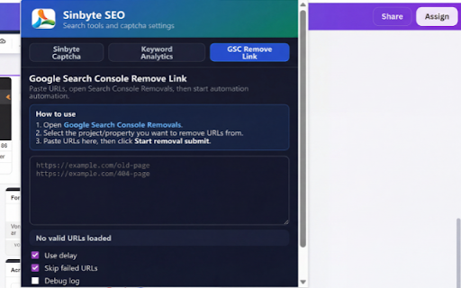 Sinbyte Seo screenshot