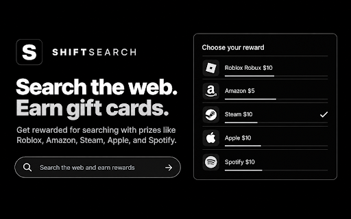 ShiftSearch screenshot