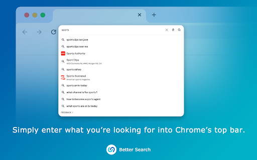 Better Search screenshot