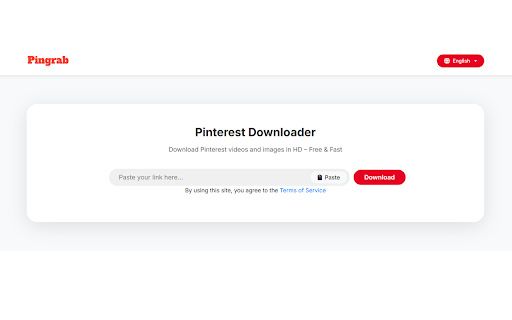 Pinterest Video Downloader - Pingrab screenshot