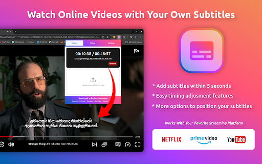 SubStream: Add Subtitles to Videos screenshot