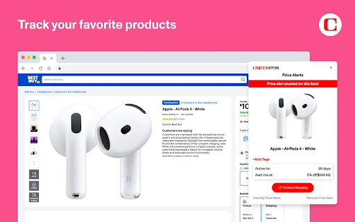 CNET Shopping screenshot