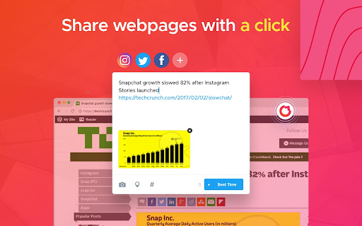 Crowdfire screenshot