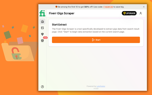 Fiverr Gigs Scraper screenshot