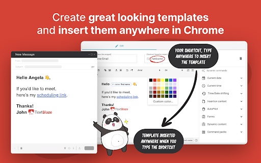 Text Blaze: Templates and Snippets screenshot