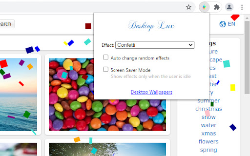 Desktop Lux: Effects screenshot