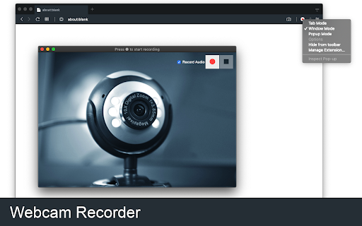 Webcam Recorder screenshot