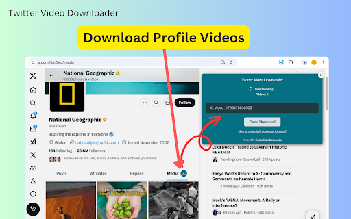 Twitter Video Downloader screenshot