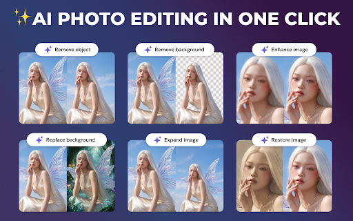 Save Image as Type — JPG PNG WebP PDF, Resize & Remove Background screenshot