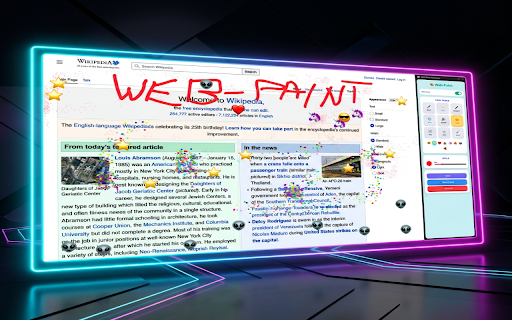 Web-Paint Anywhere screenshot