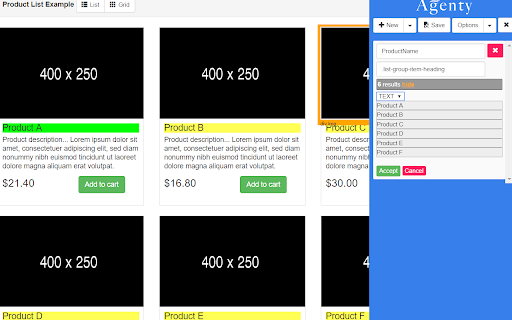 Agenty - Advanced Web Scraper screenshot