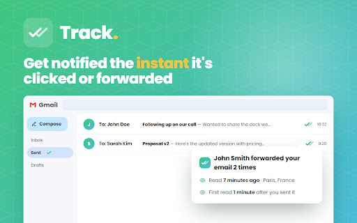 Track - Email Tracking for Gmail™ screenshot