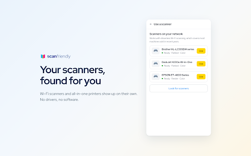 ScanFriendly: Document Scanner, Scan to PDF from Phone or Printer screenshot