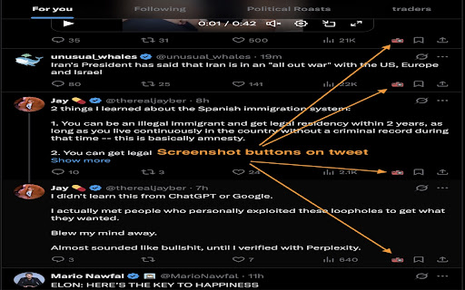 Twitter Screenshot – Capture Tweets from X screenshot