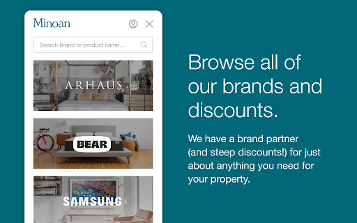 Minoan | Shop & save for your vacation rental screenshot