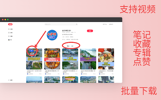 小草莓 - 支持小红书视频批量下载 screenshot