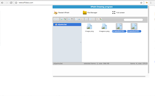 XPaint image editor and painter screenshot