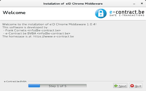 eID Chrome Extension screenshot