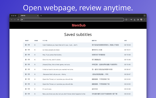 Netflix 雙語字幕 - MemSub screenshot