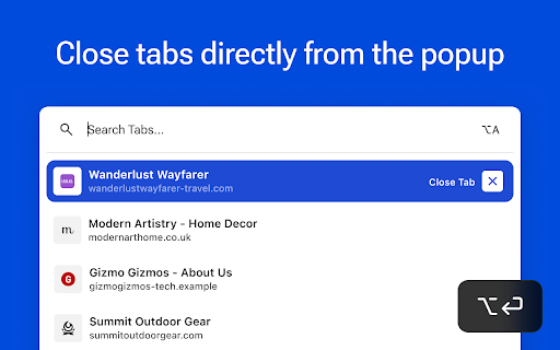 Deep Tab Search: Tab Switcher & Search screenshot