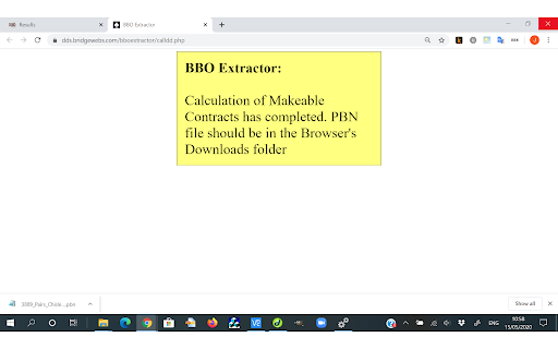 BBO Extractor screenshot