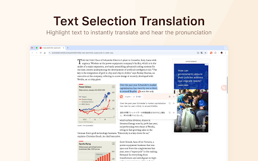 Lufe.ai: AI Automatic Translator - bilingual translate | Select Translate screenshot