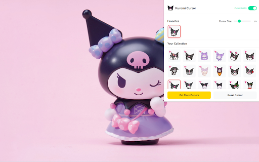 Kuromi Cursor ★ Custom Cursor for Chrome™ screenshot