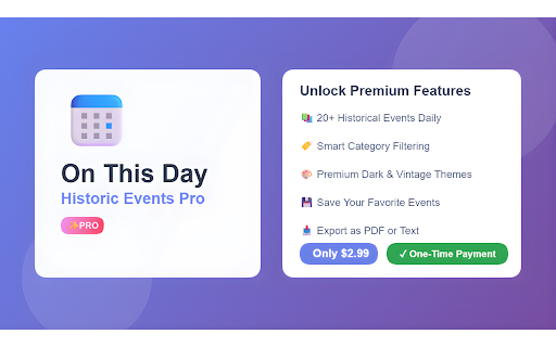 On This Day - Historic Events Pro screenshot