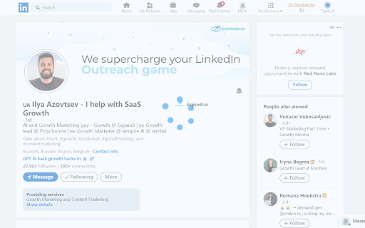 CRM Integration with LinkedIn for Salesforce screenshot