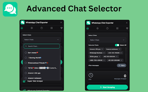Chat Exporter screenshot