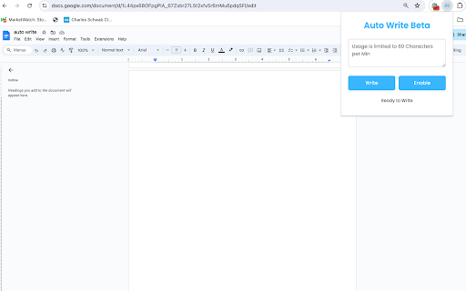 Auto Write screenshot